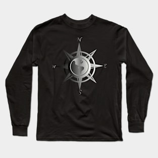 Compass rose with cardinal points Long Sleeve T-Shirt